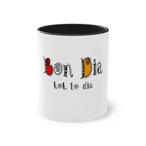 Bon dia tot lo dia — Taza bicolor