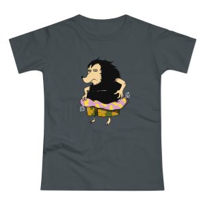 Eriço Surf — Camiseta mujer punto liso