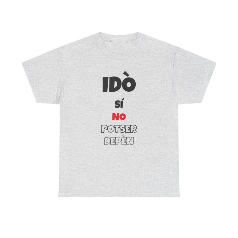 ash - Camiseta Idò, sí, no, potser, depèn