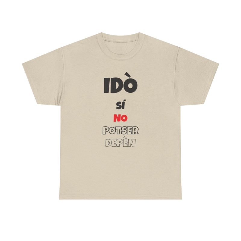 Arena - Camiseta Idò, sí, no, potser, depèn