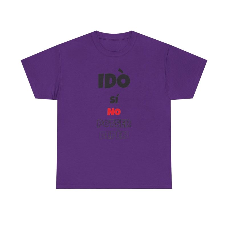 Morado - Camiseta Idò, sí, no, potser, depèn