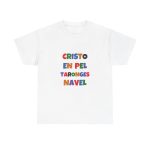 Blanco - Camiseta Cristo en pel Blanco - Camiseta Cristo en pel