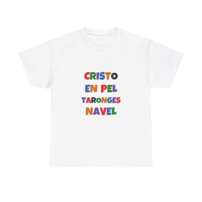 Blanco - Camiseta Cristo en pel Blanco - Camiseta Cristo en pel