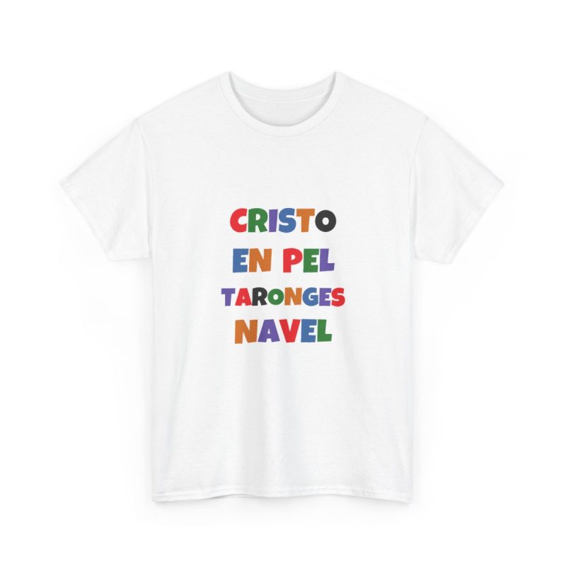 Blanco - Camiseta Cristo en pel
