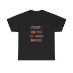 Negro - Camiseta Cristo en pel Negro - Camiseta Cristo en pel