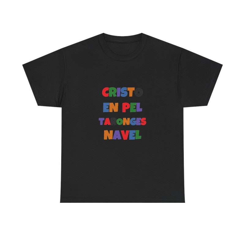 Negro - Camiseta Cristo en pel