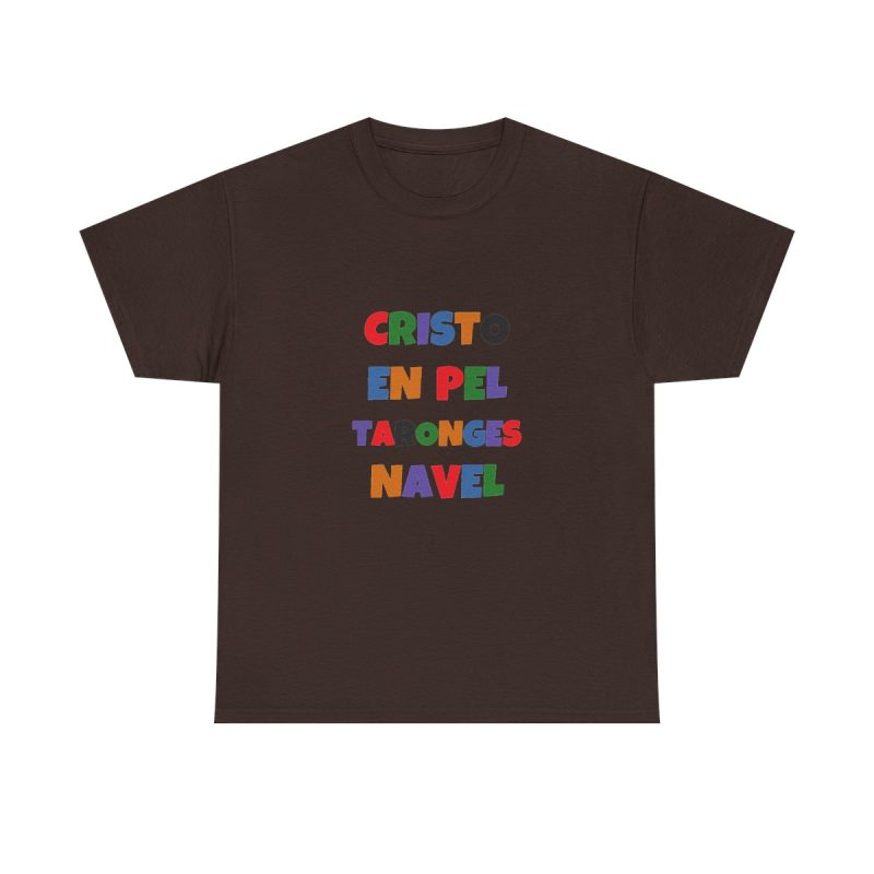 dark-chocolate - Camiseta Cristo en pel