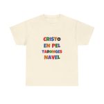 Natural - Camiseta Cristo en pel Natural - Camiseta Cristo en pel
