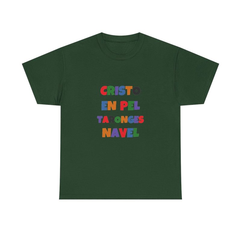 forest-green - Camiseta Cristo en pel
