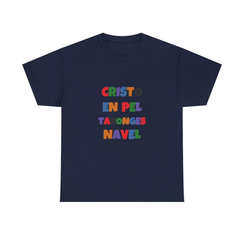 navy - Camiseta Cristo en pel