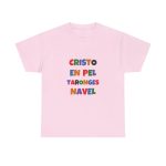 light-pink - Camiseta Cristo en pel light-pink - Camiseta Cristo en pel