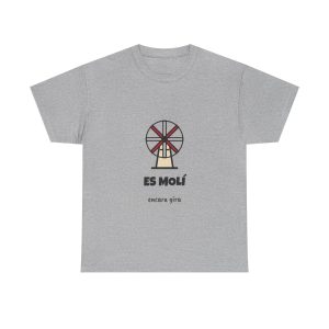 sport-grey - Camiseta «Es molí encara gira»