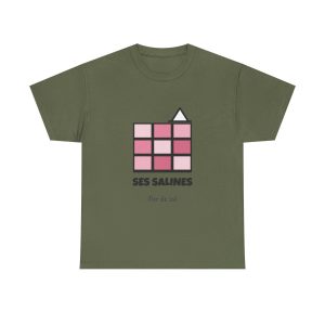 military-green - Camiseta Ses Salines, flor de sal