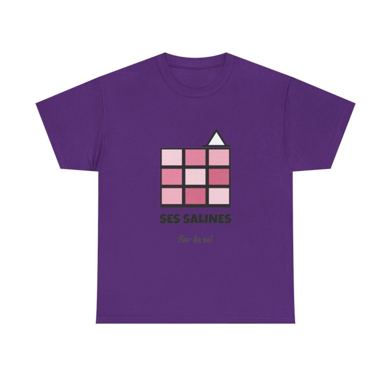 Morado - Camiseta Ses Salines, flor de sal