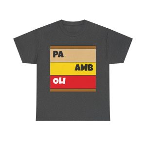 dark-heather - Camiseta Pa amb oli