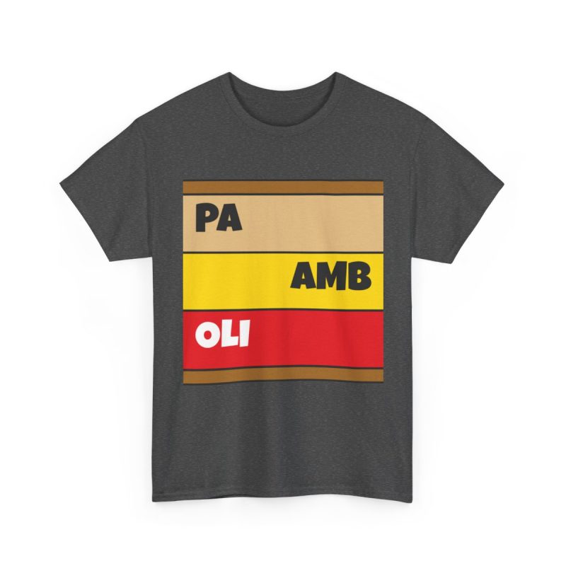 dark-heather - Camiseta Pa amb oli