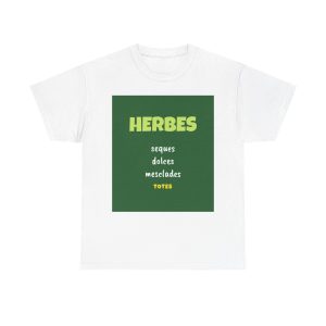 Blanco - Camiseta Herbes