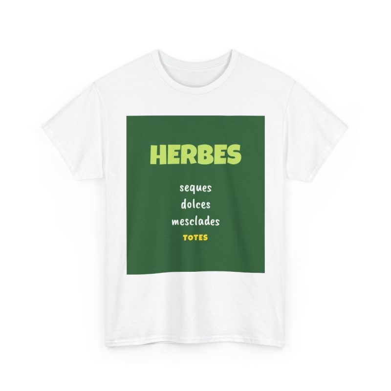Blanco - Camiseta Herbes
