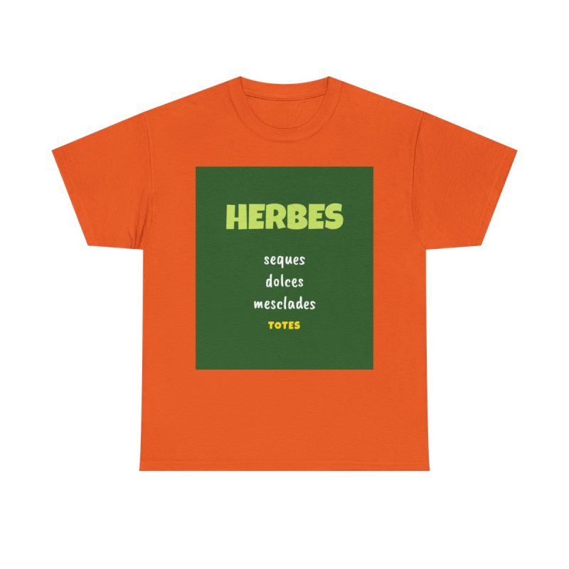 Naranja - Camiseta Herbes