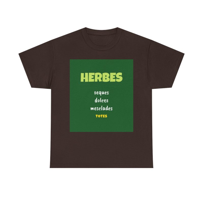 dark-chocolate - Camiseta Herbes