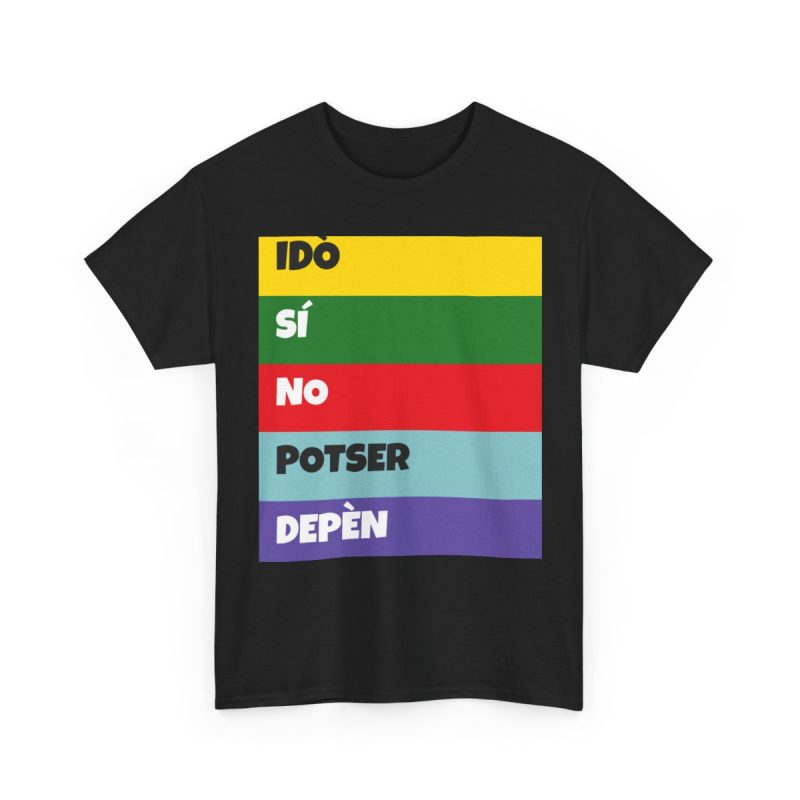 Negro - Camiseta Idò