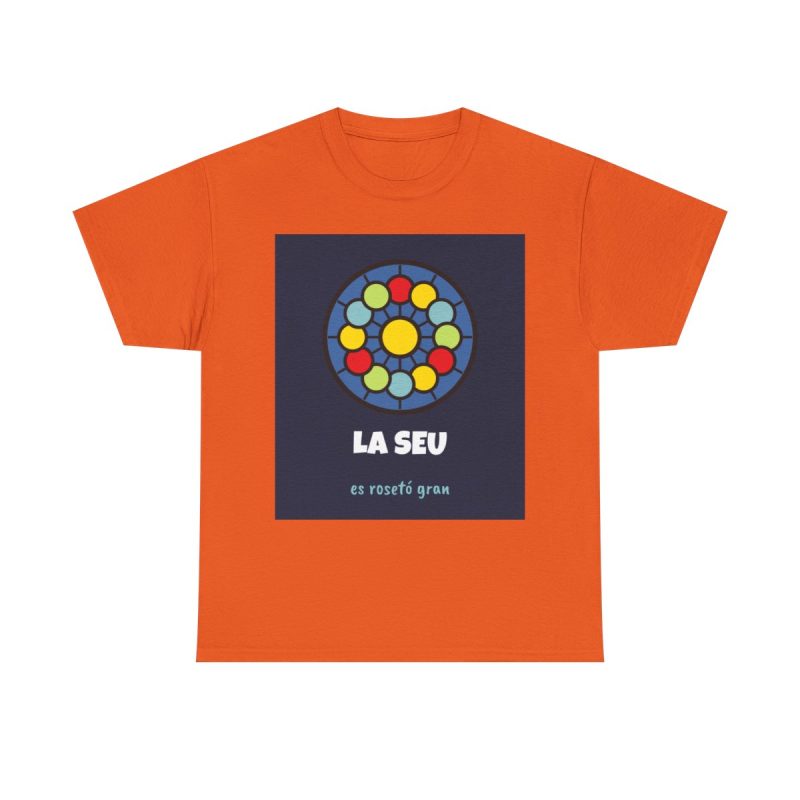 Naranja - Camiseta La Seu, es rosetó gran
