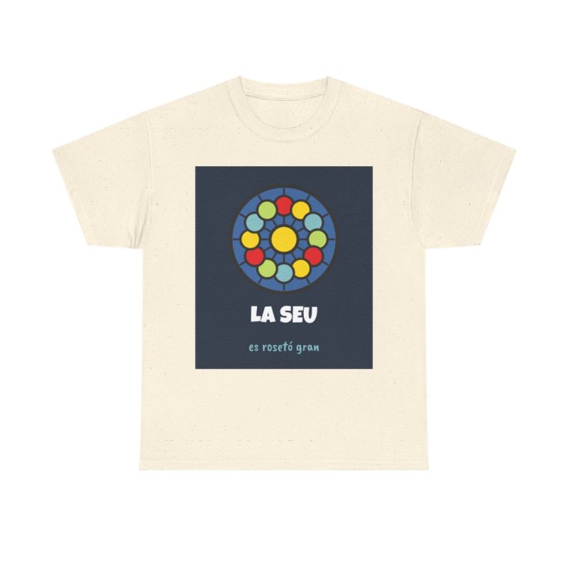 Natural - Camiseta La Seu, es rosetó gran