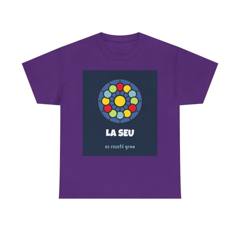Morado - Camiseta La Seu, es rosetó gran