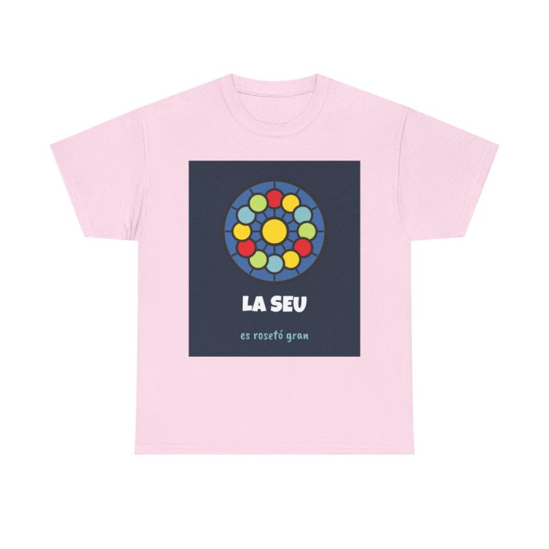 light-pink - Camiseta La Seu, es rosetó gran