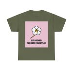 military-green - Pel gener floreix s’ametler