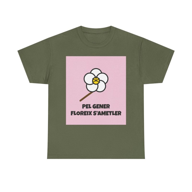 military-green - Pel gener floreix s’ametler