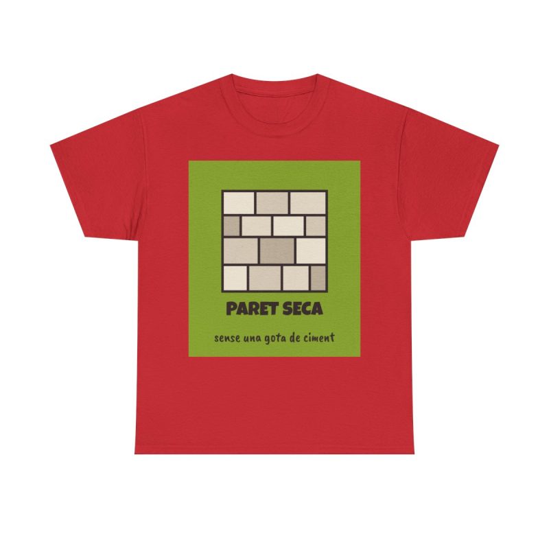 Rojo - Camiseta Paret Seca