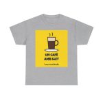 sport-grey - Camiseta Un cafè amb llet