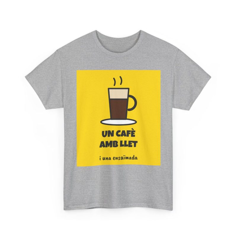 sport-grey - Camiseta Un cafè amb llet