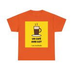 Naranja - Camiseta Un cafè amb llet
