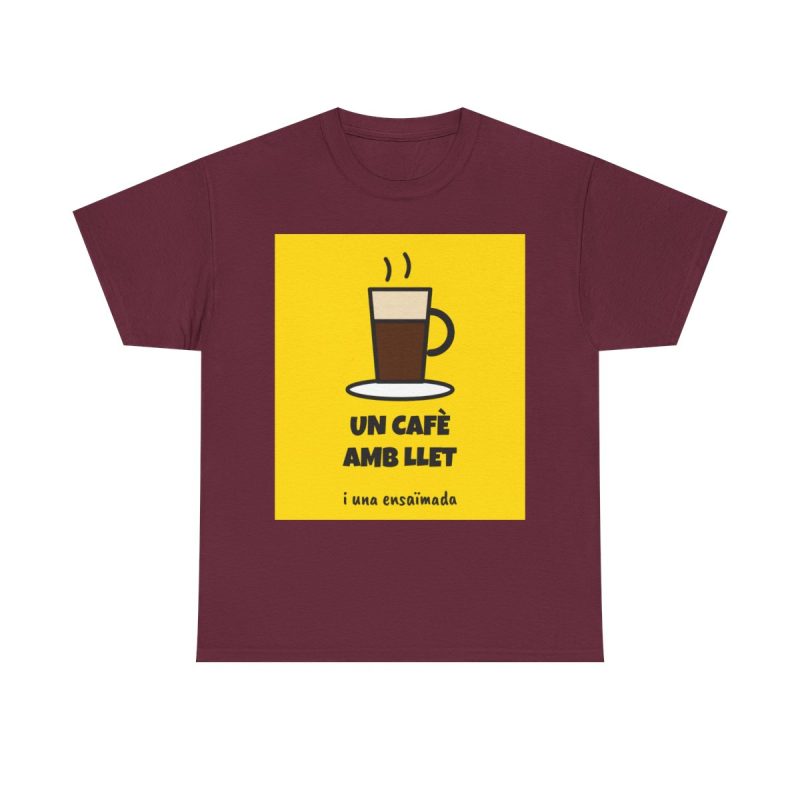 Granate - Camiseta Un cafè amb llet