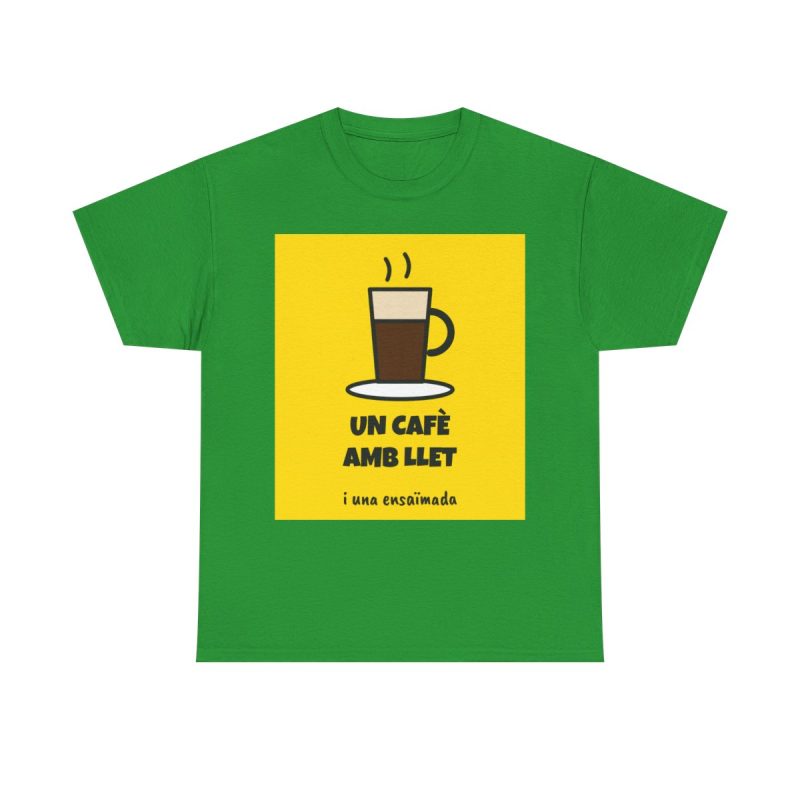 irish-green - Camiseta Un cafè amb llet