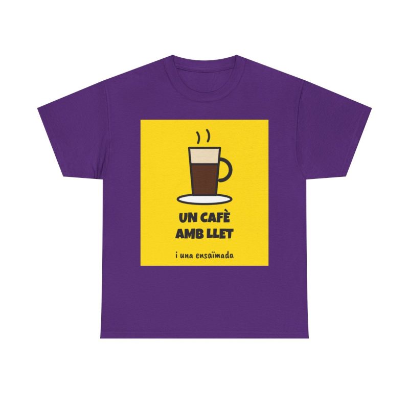 Morado - Camiseta Un cafè amb llet