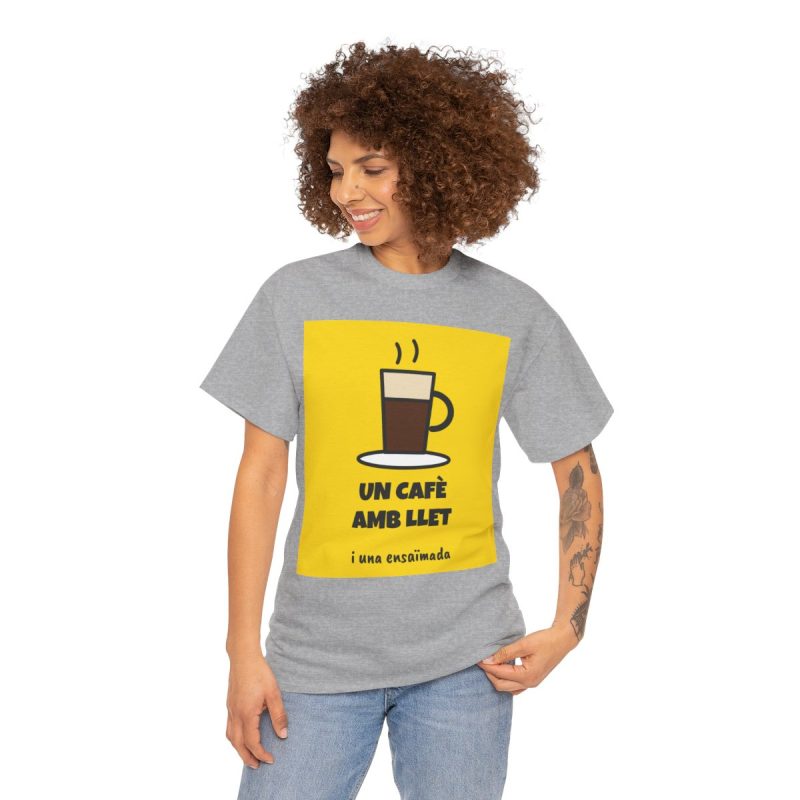 Camiseta Un cafè amb llet