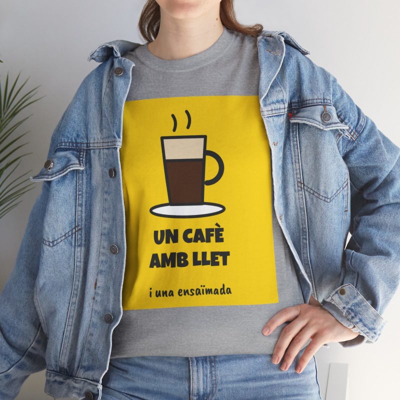 Camiseta Un cafè amb llet