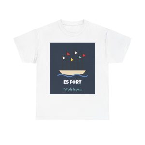 Blanco - Camiseta Es Port