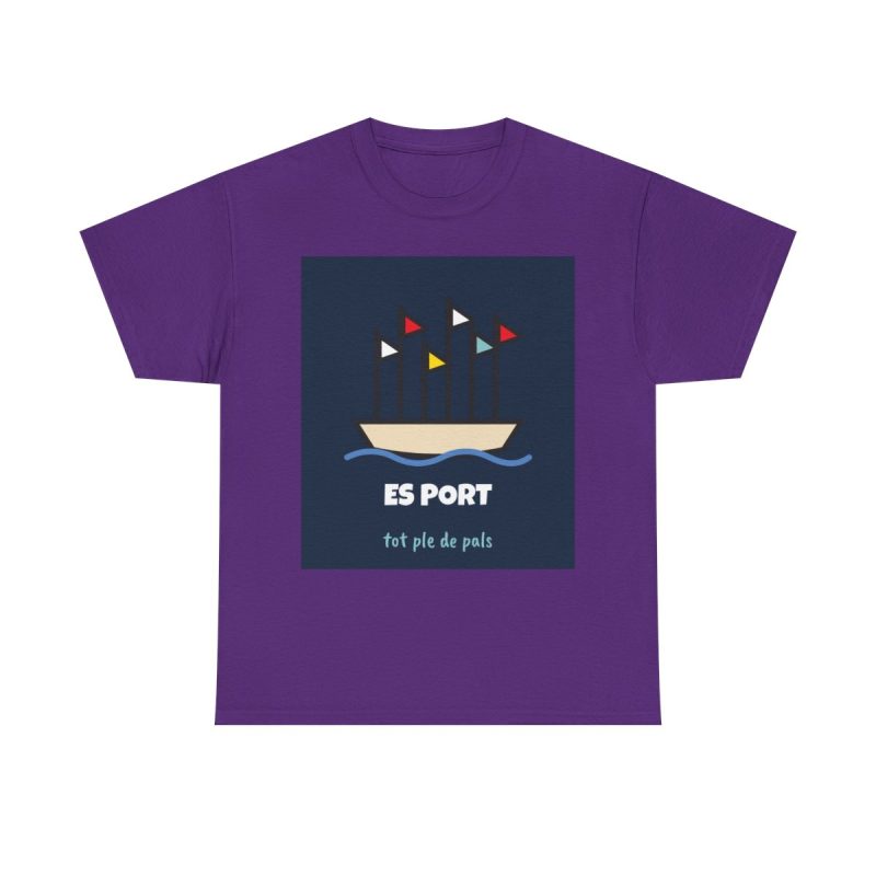 Morado - Camiseta Es Port