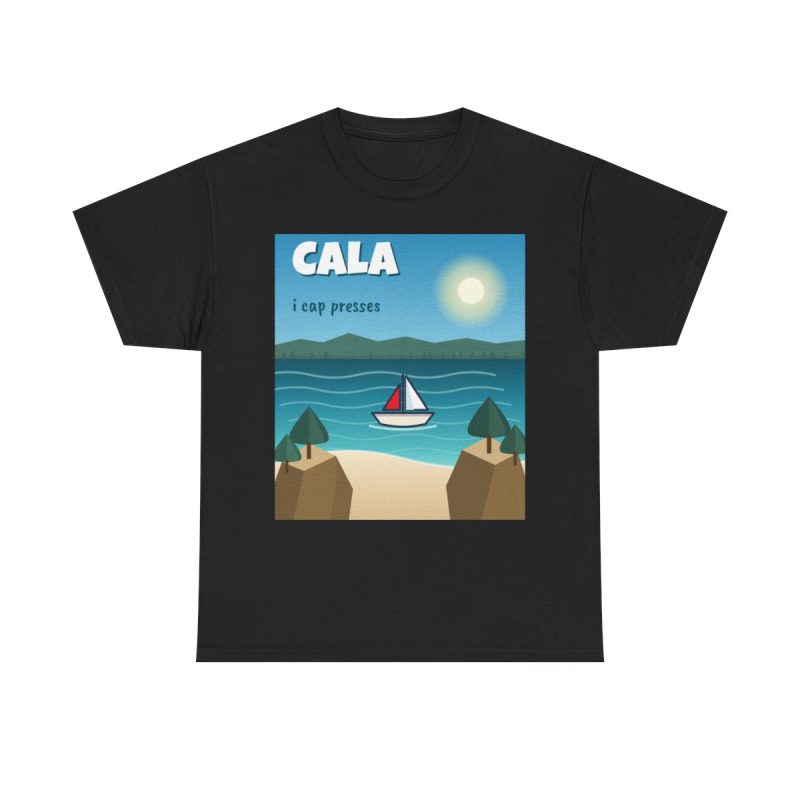 Negro - Camiseta Cala, i cap presses Negro - Camiseta Cala, i cap presses