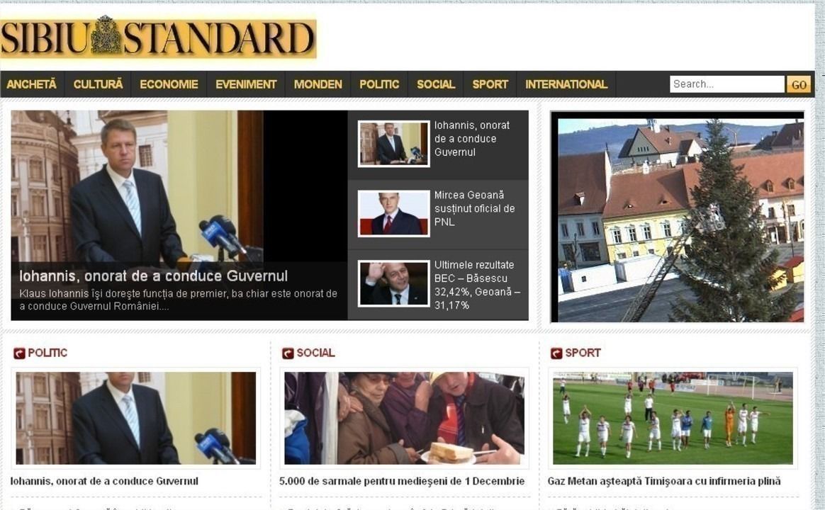 Sibiu Standard – Google Chrome