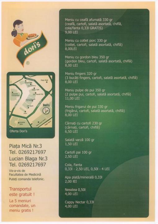 Doris meniu 1