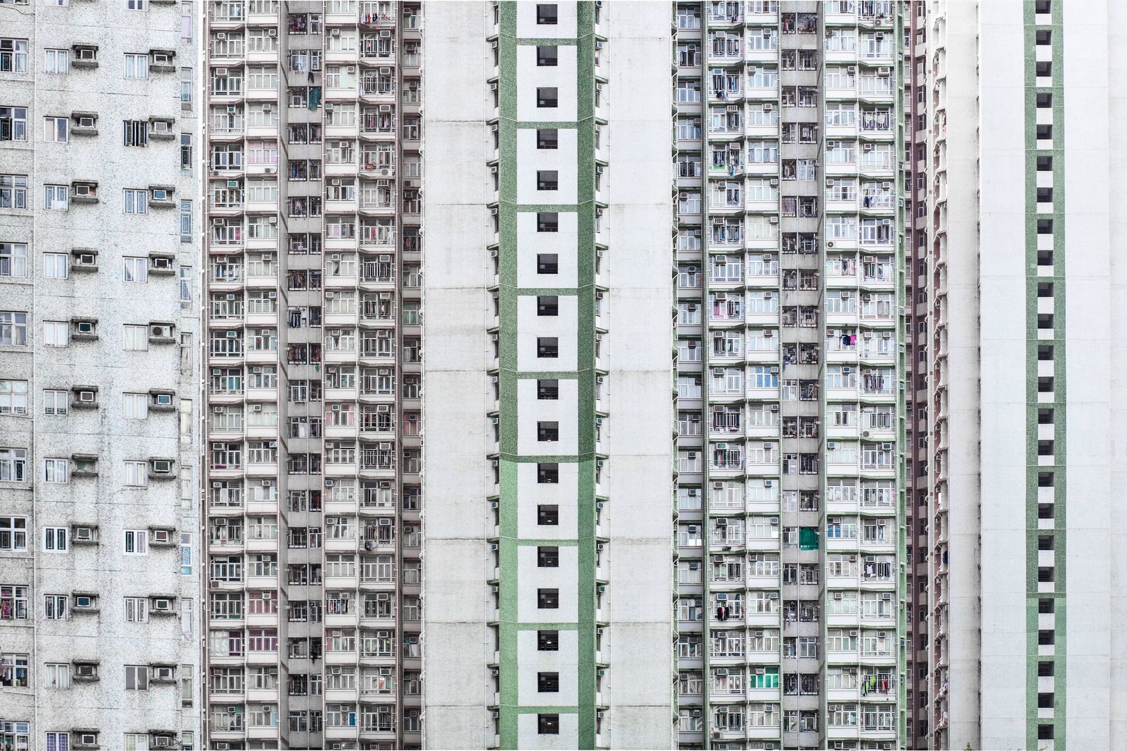 Hign density residential building in Hong Kong