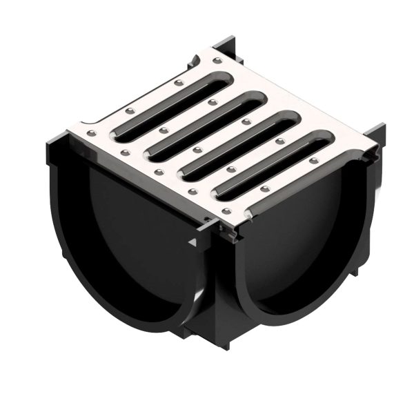 Pc. Aco 4ALL inspection box for connections with galvanised grate (319710)