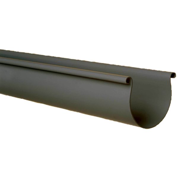 Pz. Adequa canalon doble voluta 125 gris oscuro Ral-7037 D270 - 4 metros
