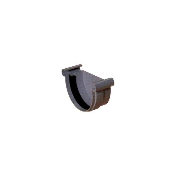 Pz. Adequa tapa para canalon doble voluta gris oscuro Ral-7037 D270