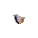 Pz. Adequa tapa para canalon doble voluta gris claro Ral-9018 D270